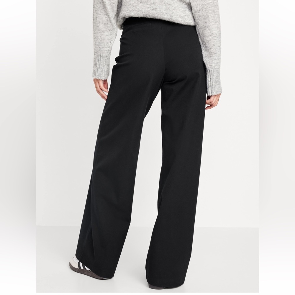 Old Navy Black Wide-Leg Women's Pants - Picture 2 of 5